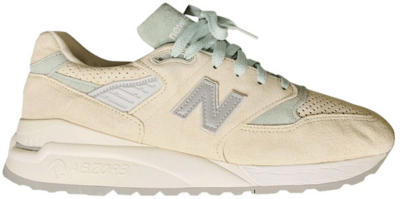 New Balance 998 NRML Angora Mint Cream Metallic Silver US998MPR