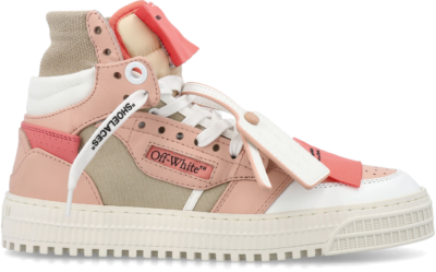 OFF-WHITE Off Court 3.0 Calf Leather Pink Beige (Women’s) OWIA112S24LEA0013001