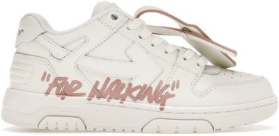 OFF-WHITE Out Of Office Low For Walking White Pink (Women’s) OWIA259C99LEA0110130