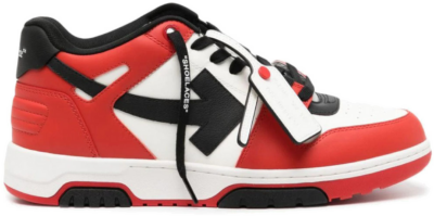 OFF-WHITE Out Of Office OOO Low Tops Red Black (2024) OMIA189C99LEA013-2510