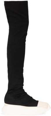 Rick Owens DRKSHDW Abstract Stockings Boot Black Milk (Women’s) DS02C5841-SBB-911
