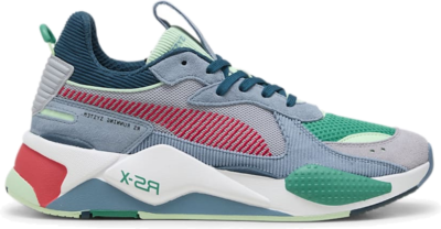 PUMA Rs-X Market Sneakers, Grey Fog/Sparkling Green/Zen Blue 374445_04