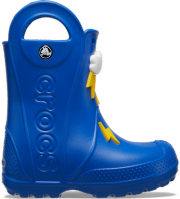 Crocs Handle It Lightning Bolt Rain Boot Laarzen Kinder Blue Bolt Blue Bolt 210027-4KZ-C6