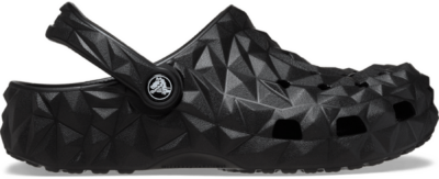 Crocs Classic Geometric Klompen Unisex Black Black 209563-001-M4W6