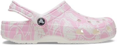 Crocs Classic Duke Print Klompen Unisex Pink Tweed Pink Tweed 210003-6WY-M4W6