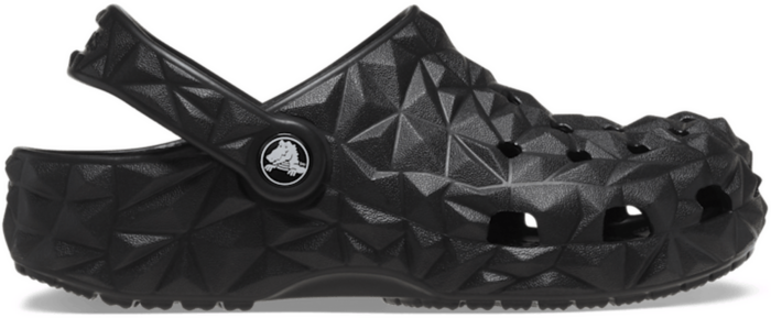 Crocs Classic Geometric Clog Junior – Black, Black Black