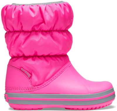 Crocs Winter Puff Boot Laarzen Kinder Electric Pink / Light Grey Electric Pink/Light Grey 14613-6TR-C6