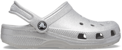 Crocs Classic Clog Glitter Infant – Grey, Grey Grey