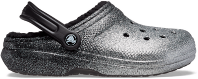 Crocs Classic Glitter Lined Klompen Unisex Black / Silver Black/Silver 205842-067-M4W6