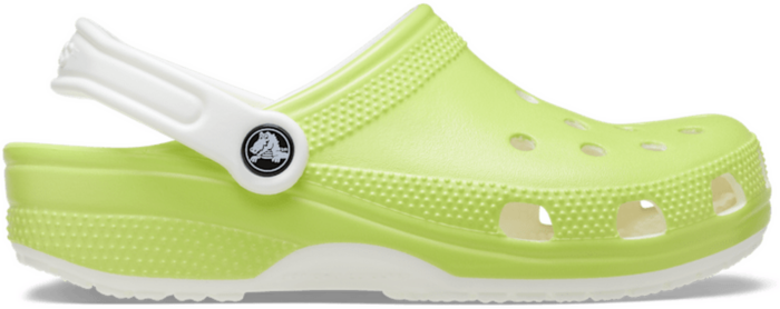 Crocs Toddler Classic Glow in the Dark Klompen Kinder Limeade Limeade 209161-3UH-C4