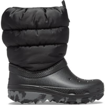 Crocs Classic Neo Puff Boot Laarzen Kinder Black Black 207684-001-C11