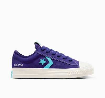 Converse Star Player 76 Suede Purple/ White A10140C
