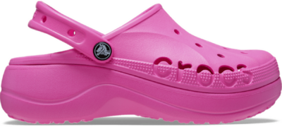 Crocs Baya Platform Klompen Damen Electric Pink Electric Pink 208186-6QQ-W6