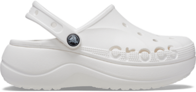 Crocs Baya Platform Klompen Damen White White 208186-100-W5