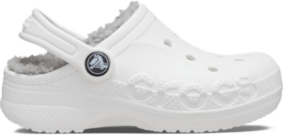 Crocs Baya Lined Klompen Kinder White / Light Grey White/Light Grey 207500-11H-C11