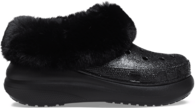 Crocs Furever Crush Glitter Schoenen Unisex Black Black 208974-001-M4W6
