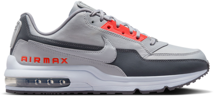Nike Air Max LTD 3 Sneakers Lichtgrijs Donkergrijs Wit Rood Grijs 695484-003