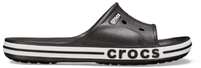 Crocs Bayaband Slides Unisex Black / White Black/White 205392-066-M4W6
