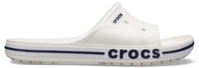 Crocs Bayaband Slides Unisex White / Navy White/Navy 205392-126-M4W6
