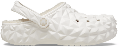 Crocs Classic Lined Geometric Klompen Unisex White White 210069-100-M8W10