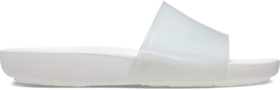 Crocs Splash Glossy Slides Damen White White 208538-100-W6