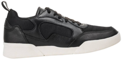 Lyle & Scott Moncur Heren Leren sneakers FW1206-572 zwart FW1206-572