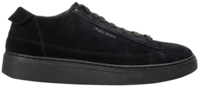 Lyle & Scott Shankly II Heren Leren sneakers FW1107-572 zwart FW1107-572