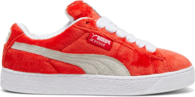 Men’s PUMA Suede Xl Plush Sneakers, White/Frosted Ivory 397242_01
