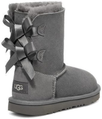 UGG Bailey Bow II Classic Laarzen voor Babies in Grey Grey 1017394K-GREY