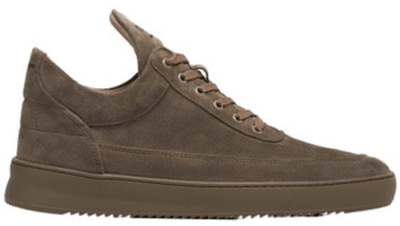 Low Top Suede All Taupe Filling Pieces ; Brown ; Unisex Brown