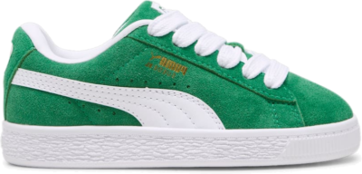 PUMA Suede Xl Kids’ Sneakers, Archive Green/White 396578_12