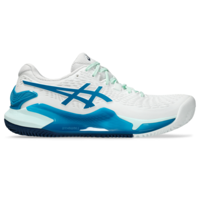 ASICS GEL-RESOLUTION 9 CLAY White/Teal Blue 1042A224.102