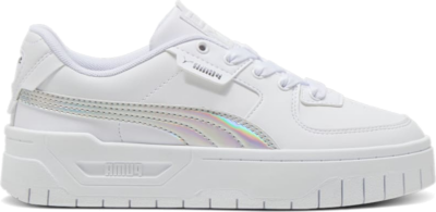 PUMA Cali Dream Iridescent Youth Sneakers, White/Silver 396624_01
