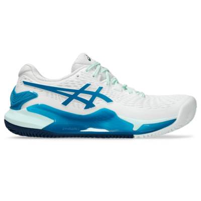 ASICS GEL-RESOLUTION 9 CLAY White/Teal Blue 1042A224.102