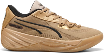 Women’s PUMA SchrÃ¶der All-Pro Nitroâ¢ Basketball Shoe Sneakers, Gold/Black 310431_01