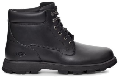 UGG Stenton Laarzen voor Heren in Black Black Leather 1120990-BLLE