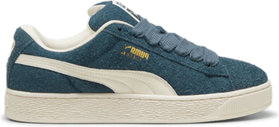 PUMA Suede Xl Hairy Sneakers, Grey Skies/Frosted Ivory Gray Skies,Frosted Ivory 397241_03