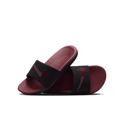 Nike Kawa Slippers voor kleuters/kids – Zwart FJ2250-001