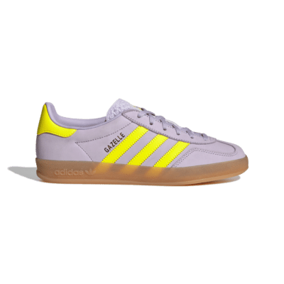 adidas Gazelle Indoor Silver Dawn Solar Yellow (Women’s) IH5492