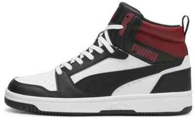 PUMA Rebound Sneakers, White/Black/Intense Red White,Black,Intense Red 392326_24