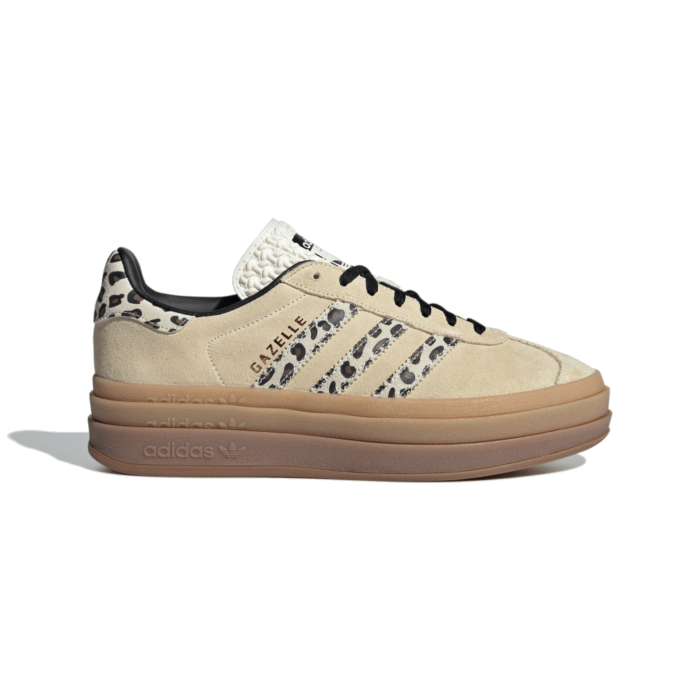 adidas Gazelle Bold Cream Black Leopard (Women’s) JI1370