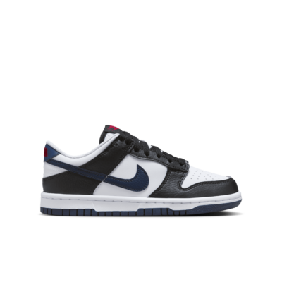 Nike Dunk Low Black White Midnight Navy (GS) HJ9202-001