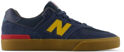 New Balance Heren Numeric 574 Vulc in Blauw, Suede/Mesh, Blauw NM574VNS