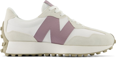 New Balance Dames 327 in Wit, Suede/Mesh, Wit WS327KH