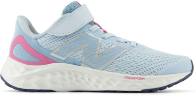 New Balance Kinderen Fresh Foam Arishi v4 Bungee Lace with Top Strap in Roze, Synthetic, Roze PAARIYB4