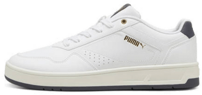 PUMA Court Classic Sneakers, White/Galactic Grey/Gold White,Galactic Gray,Gold 395018_11