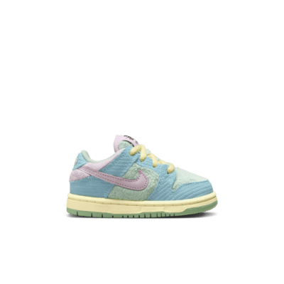 Nike Toddler Nike SB Dunk Low Pro x Verdy ‘Blue Gaze and Enamel Green’ Blue Gaze and Enamel Green FZ7194-400