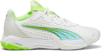 Women’s PUMA Nova Elite Padel White,Luminous Blue,Fizzy Apple 107597_04