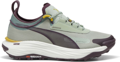 PUMA Voyage Nitroâ¢ 3 Trail  Women, Green Fog/Midnight Plum/Golden Fog 379618_03