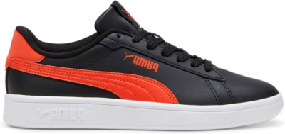 PUMA Smash 3.0 Leather Sneakers Youth, Black/Redmazing 392031_17